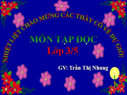 Tuần 10. Thư gửi bà