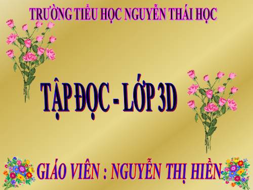 Tuần 4. Ông ngoại