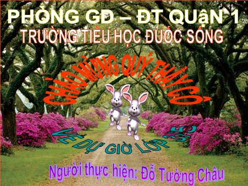 Tuần 31. Bài hát trồng cây