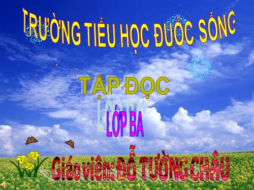 Tuần 24. Đối đáp với vua