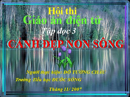 Tuần 12. Cảnh đẹp non sông