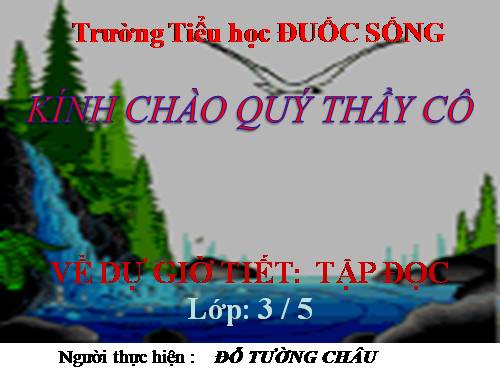 Tuần 8. Tiếng ru