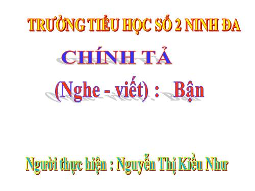 Tuần 7. Bận