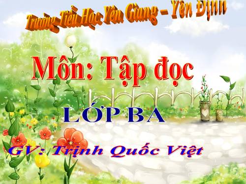 Tuần 29. Buổi học thể dục