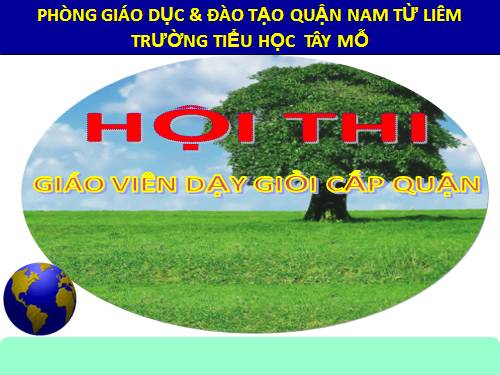 Tuần 31. Bài hát trồng cây