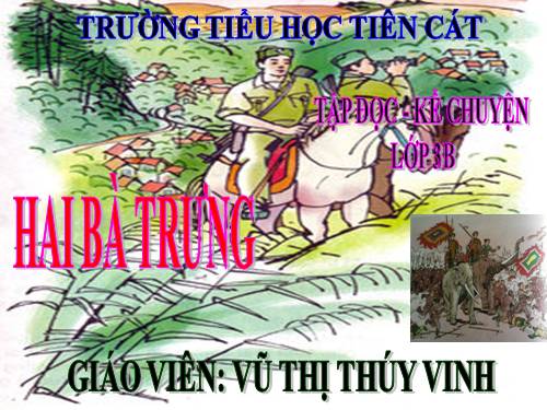 Tuần 19. Hai Bà Trưng