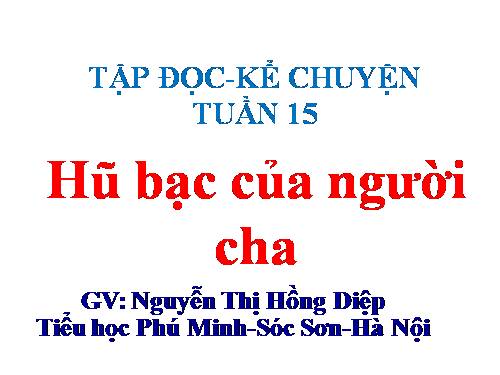 Tuần 15. Nhà rông ở Tây Nguyên