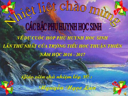 HỌP PHỤ HUYNH HỌC SINH ĐẦU NĂM HỌC 16-17