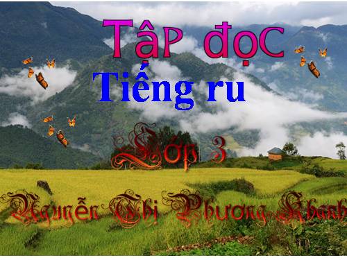 Tuần 8. Tiếng ru