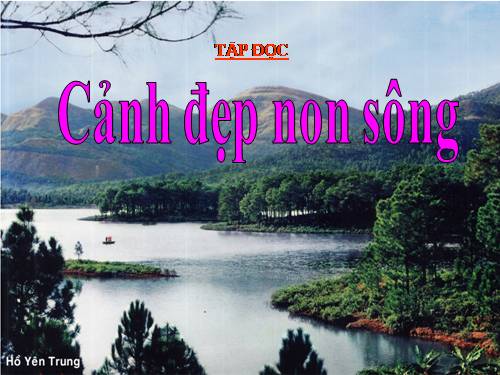 Tuần 12. Cảnh đẹp non sông