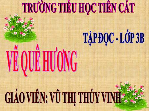 Tuần 11. Vẽ quê hương