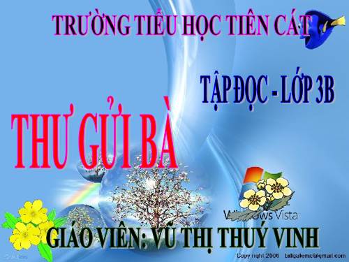 Tuần 10. Thư gửi bà