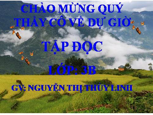 Tuần 8. Tiếng ru