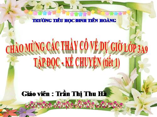 Tuần 8. Các em nhỏ và cụ già