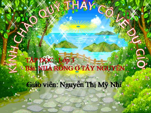 Tuần 15. Nhà rông ở Tây Nguyên