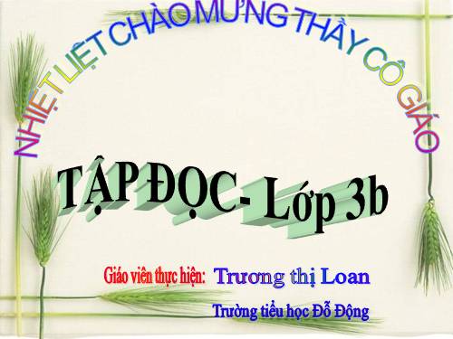 Tuần 32. Mè hoa lượn sóng