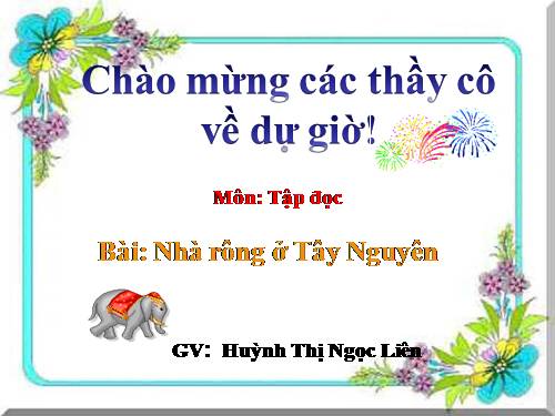 Tuần 15. Nhà rông ở Tây Nguyên