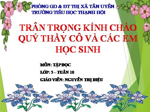 Tuần 10. Giọng quê hương