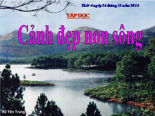 Tuần 12. Cảnh đẹp non sông