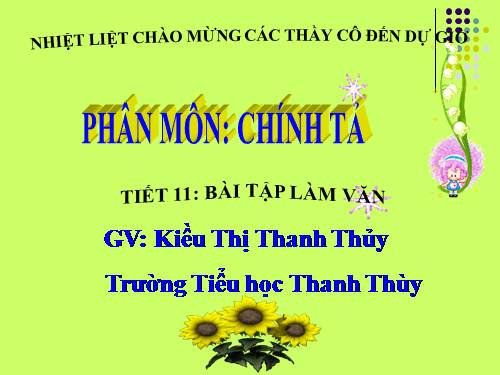 Tuần 6. Bài tập làm văn