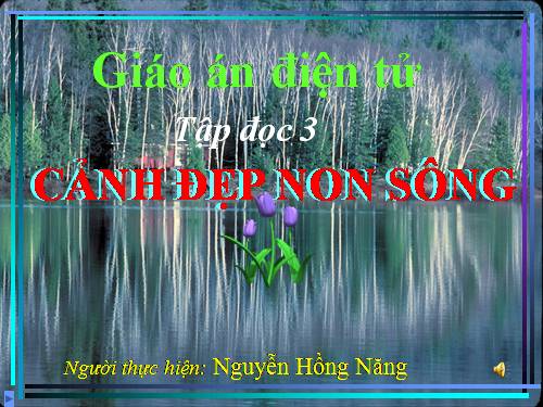 Tuần 12. Cảnh đẹp non sông