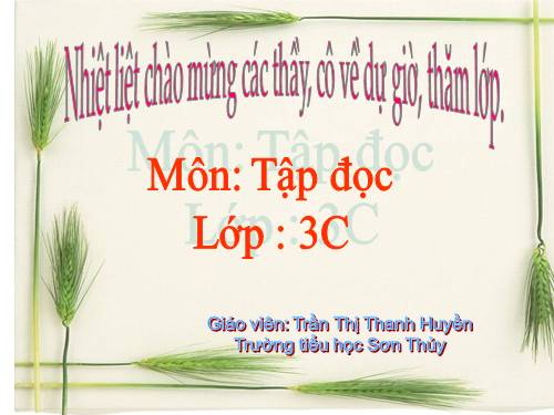 Tuần 30. Một mái nhà chung