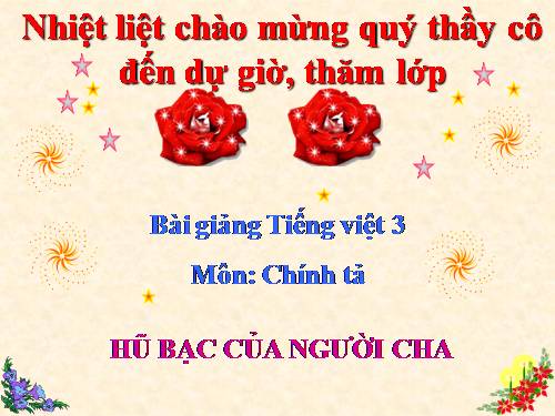 Tuần 15. Hũ bạc của người cha