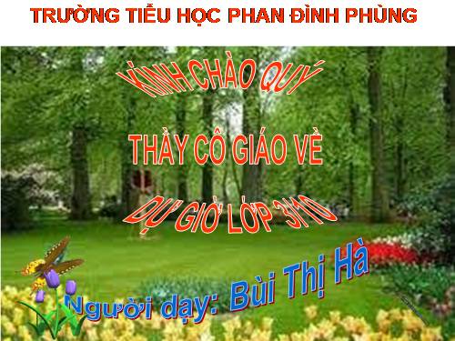 Tuần 21. Bàn tay cô giáo