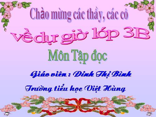 Tuần 21. Bàn tay cô giáo