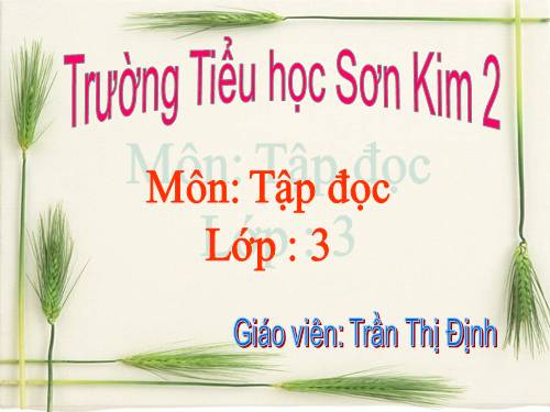 Tuần 30. Một mái nhà chung