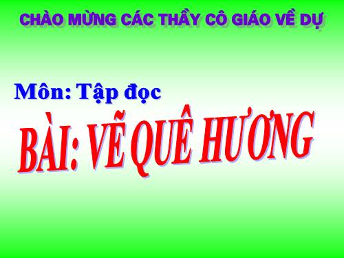 Tuần 11. Vẽ quê hương