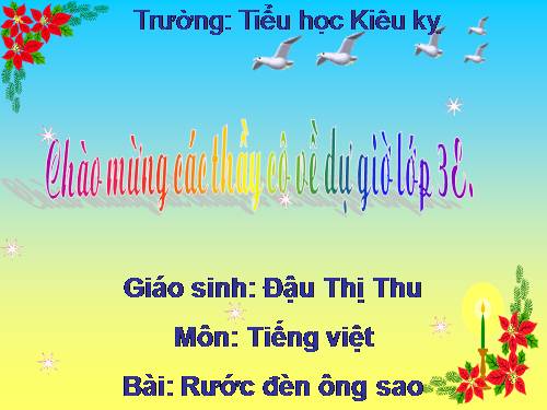 Tuần 26. Rước đèn ông sao