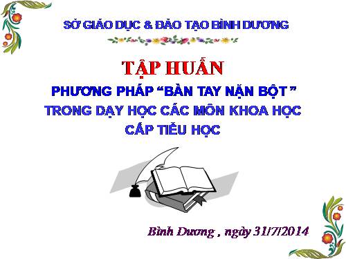 tập huấn bàn tay nặng bột 2014