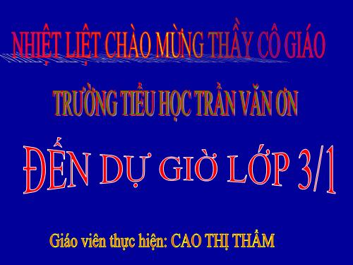 Tuần 8. Tiếng ru