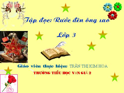 Tuần 26. Rước đèn ông sao