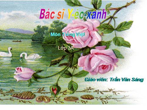 Tuần 31. Bác sĩ Y-éc-xanh