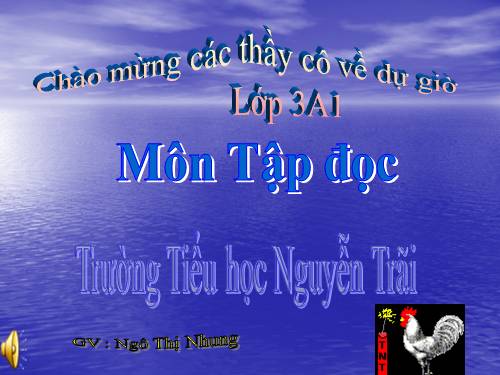 Tuần 10. Thư gửi bà