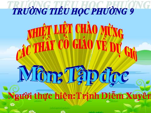 Tuần 34. Mưa