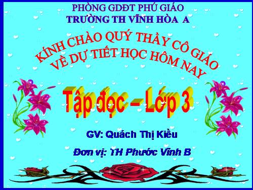 Tuần 21. Bàn tay cô giáo