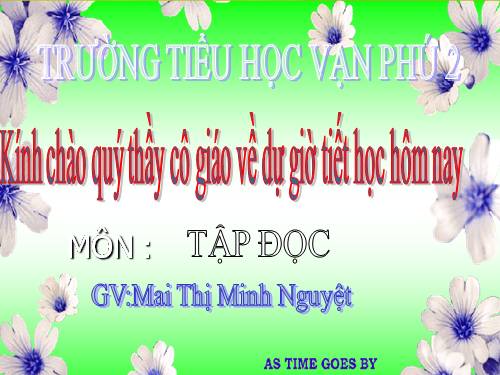 Tuần 8. Tiếng ru