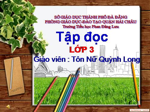 Tuần 8. Tiếng ru
