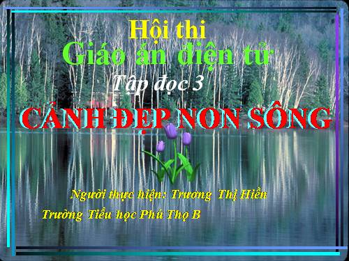 Tuần 12. Cảnh đẹp non sông