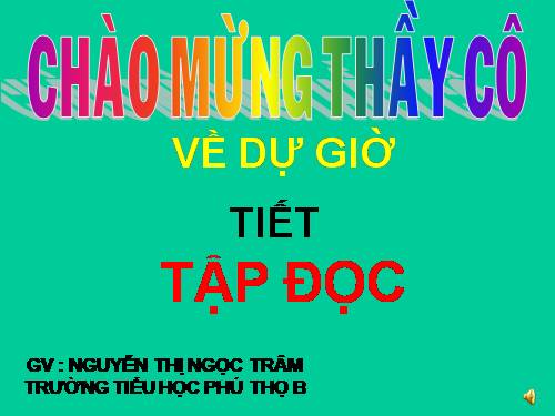 Tuần 11. Đất quý, đất yêu