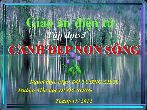 Tuần 12. Cảnh đẹp non sông