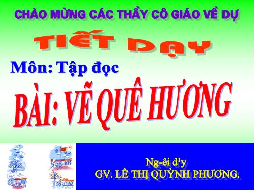 Tuần 11. Vẽ quê hương