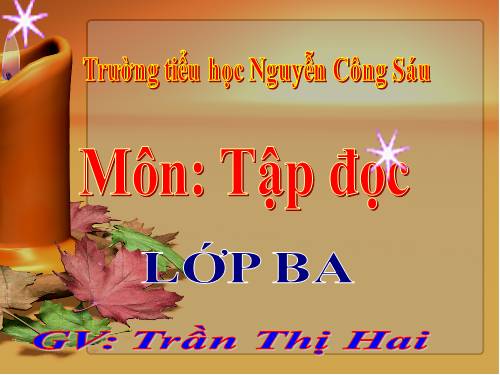 Tuần 20. Chú ở bên Bác Hồ