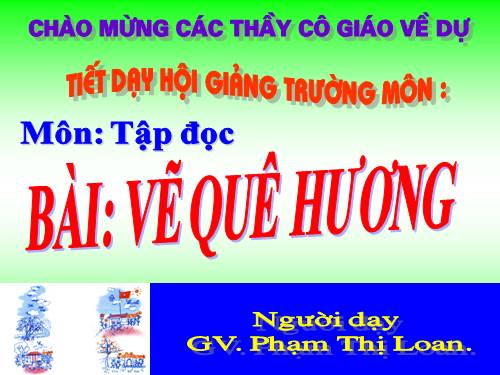 Tuần 11. Vẽ quê hương