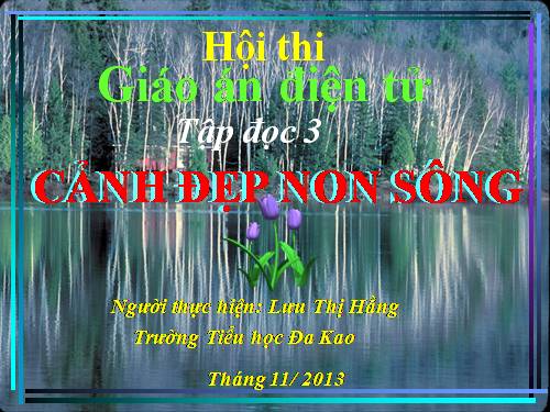 Tuần 12. Cảnh đẹp non sông