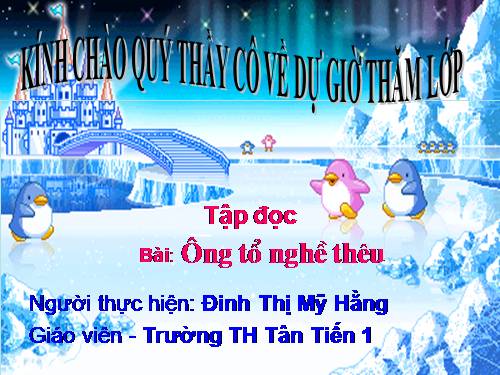 Tuần 21. Ông tổ nghề thêu