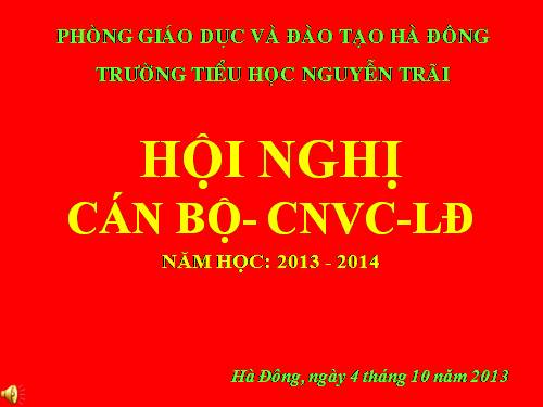 hội nghị công chức